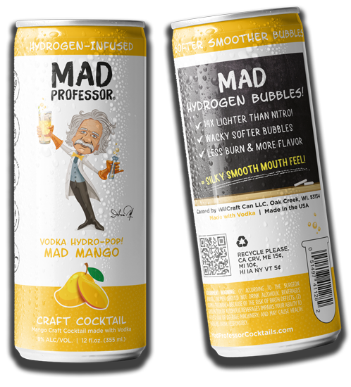 Mad Professor Mad Mango Vodka Craft Cocktail