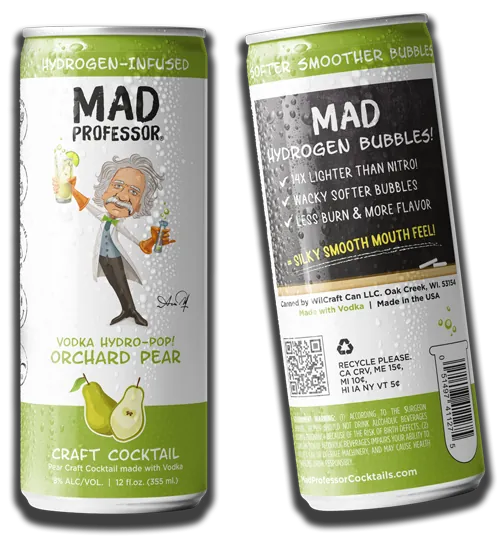 Mad Professor Orchard Pear Vodka Craft Cocktail
